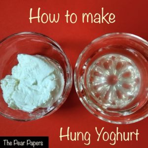 How to make Hung Yoghurt