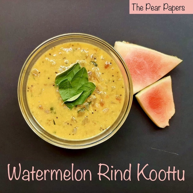 Watermelon Rind Koottu