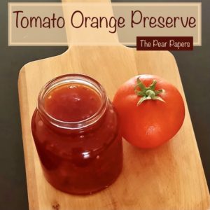 Tomato Orange Preserve