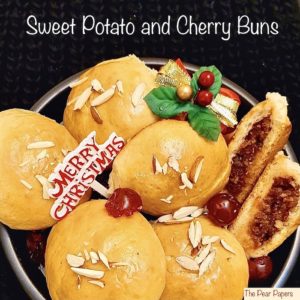 Sweet Potato And Cherry Buns